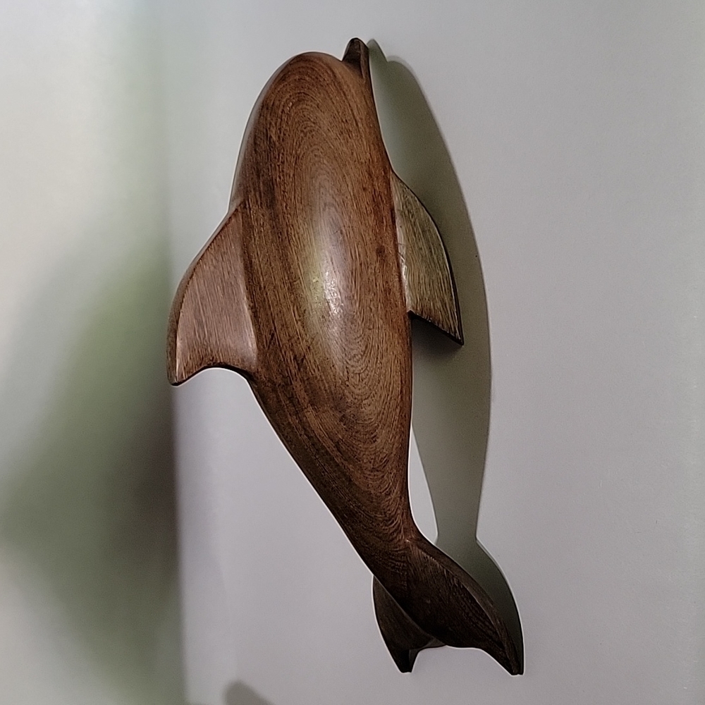 VINTAGE Ironwood Dolphin Mid-Century Modern - Picture 2 of 15